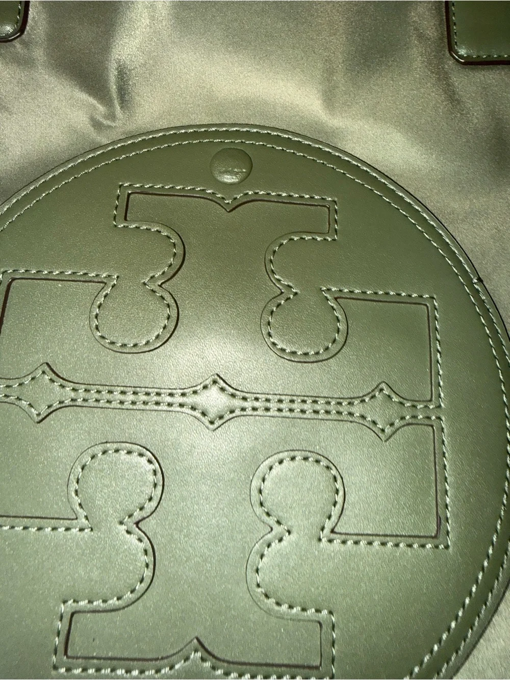 Tory Burch Ella Nylon Tote – Sage Green